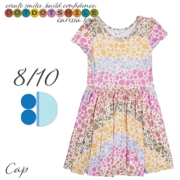 DotDotSmile Classic Cap Animal Print Dress - Picture 1 of 1